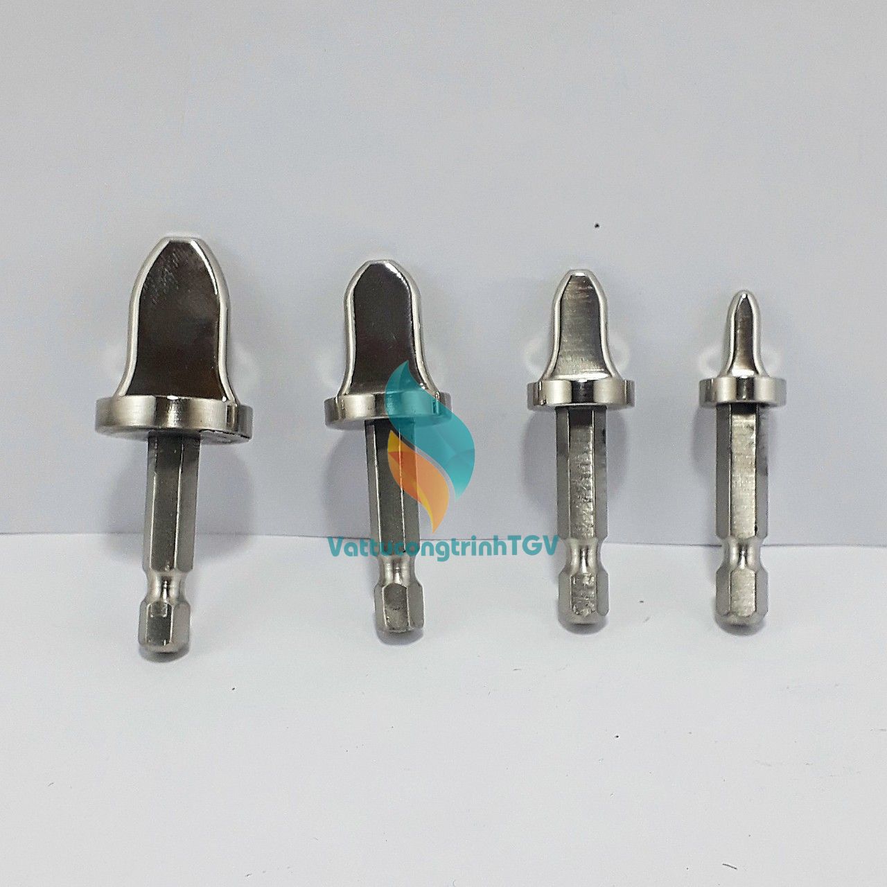 Bộ 04 mũi loe ống đồng bằng khoan chất liệu INOX siêu bền D6 +D10 +D12+D16 (T2291+2292+2293+2294)