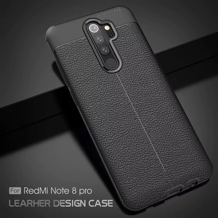 Ốp lưng giả da redmi note 8 / note 8 pro Autofocus chống sốc