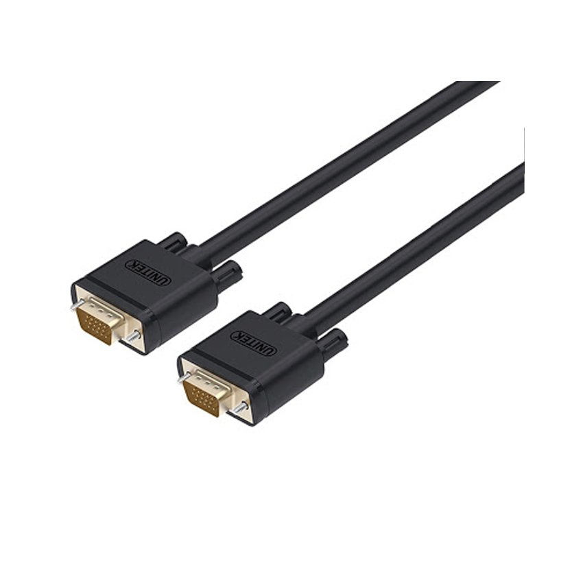 Cáp VGA 1,5M - 3M - 5M Mét Unitek [Cao Cấp] - không kén máy