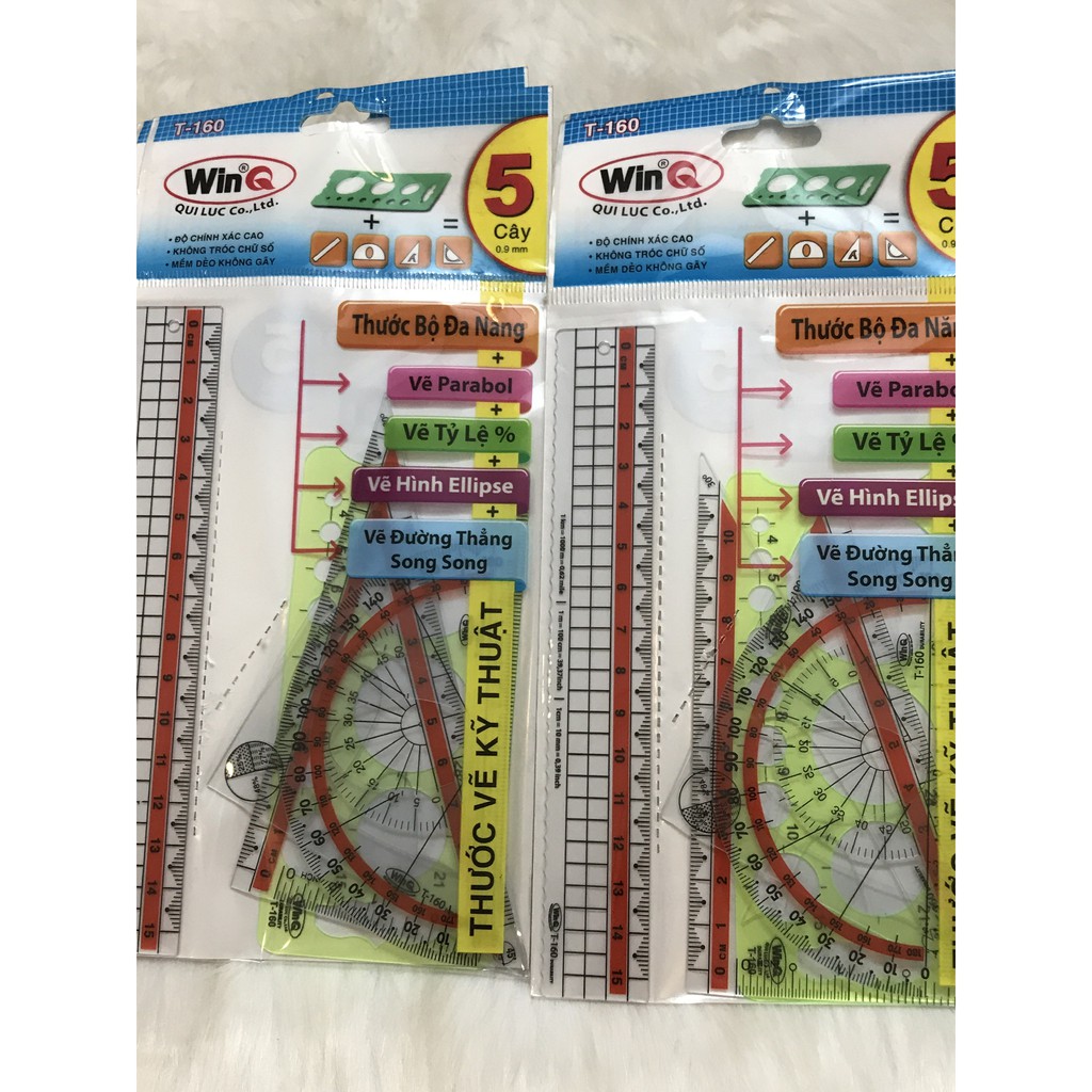 [HCM]Thước bộ dẻo WinQ T - 160 ( 5 cây )