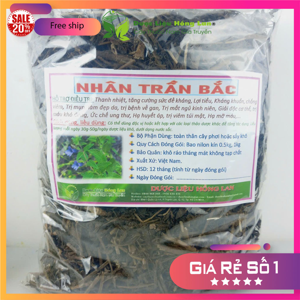 [FreeshipMAX] Cây Nhân Trần Khô 1kg