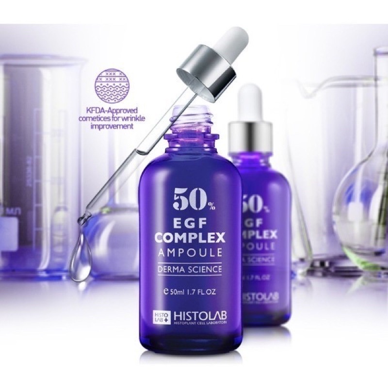 (Histolab) TINH CHẤT TRẺ HÓA DA - EGF COMPLEX AMPOULE 50%