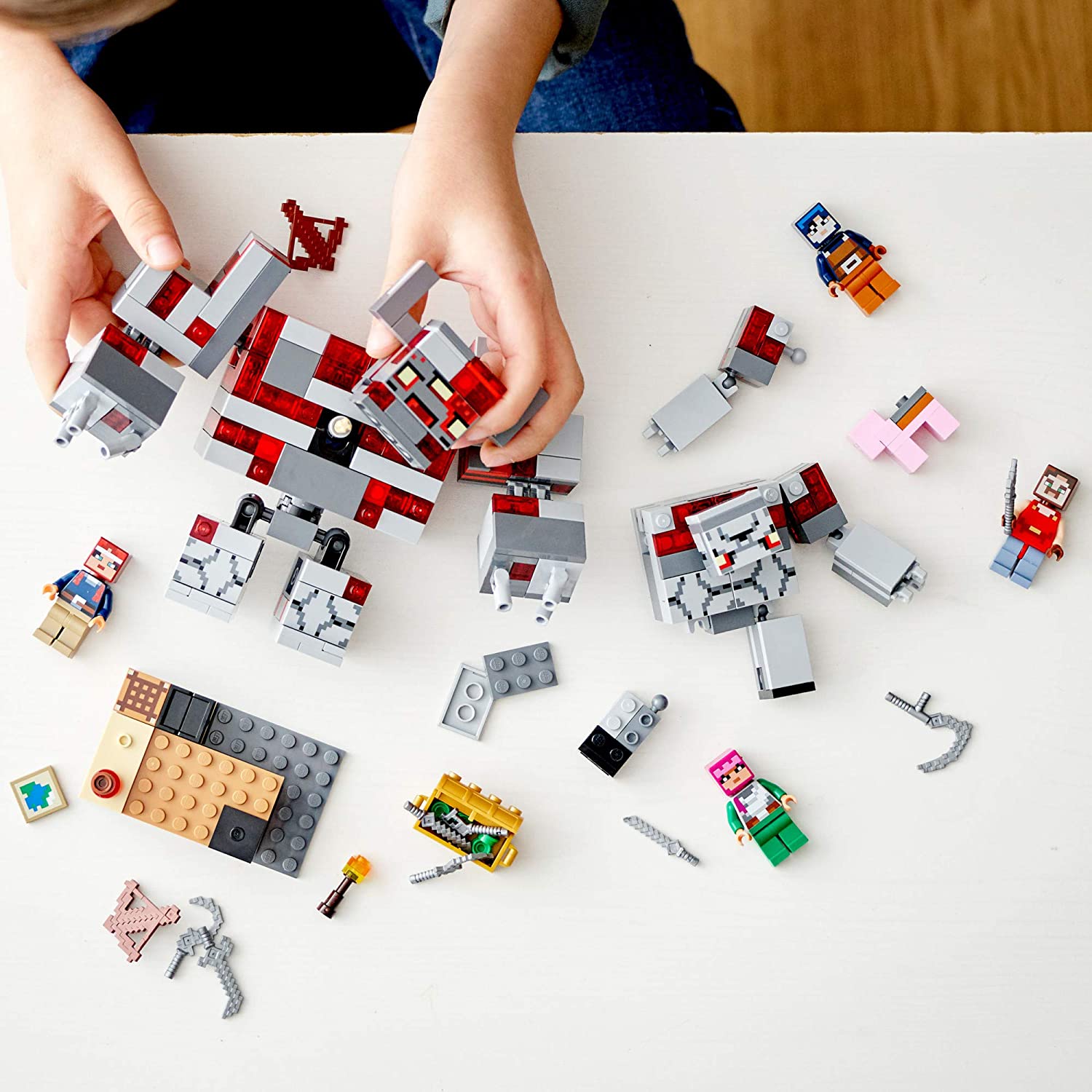 Đồ chơi LEGO MINECRAFT - Đại Chiến Đá Đỏ - Mã SP 21163