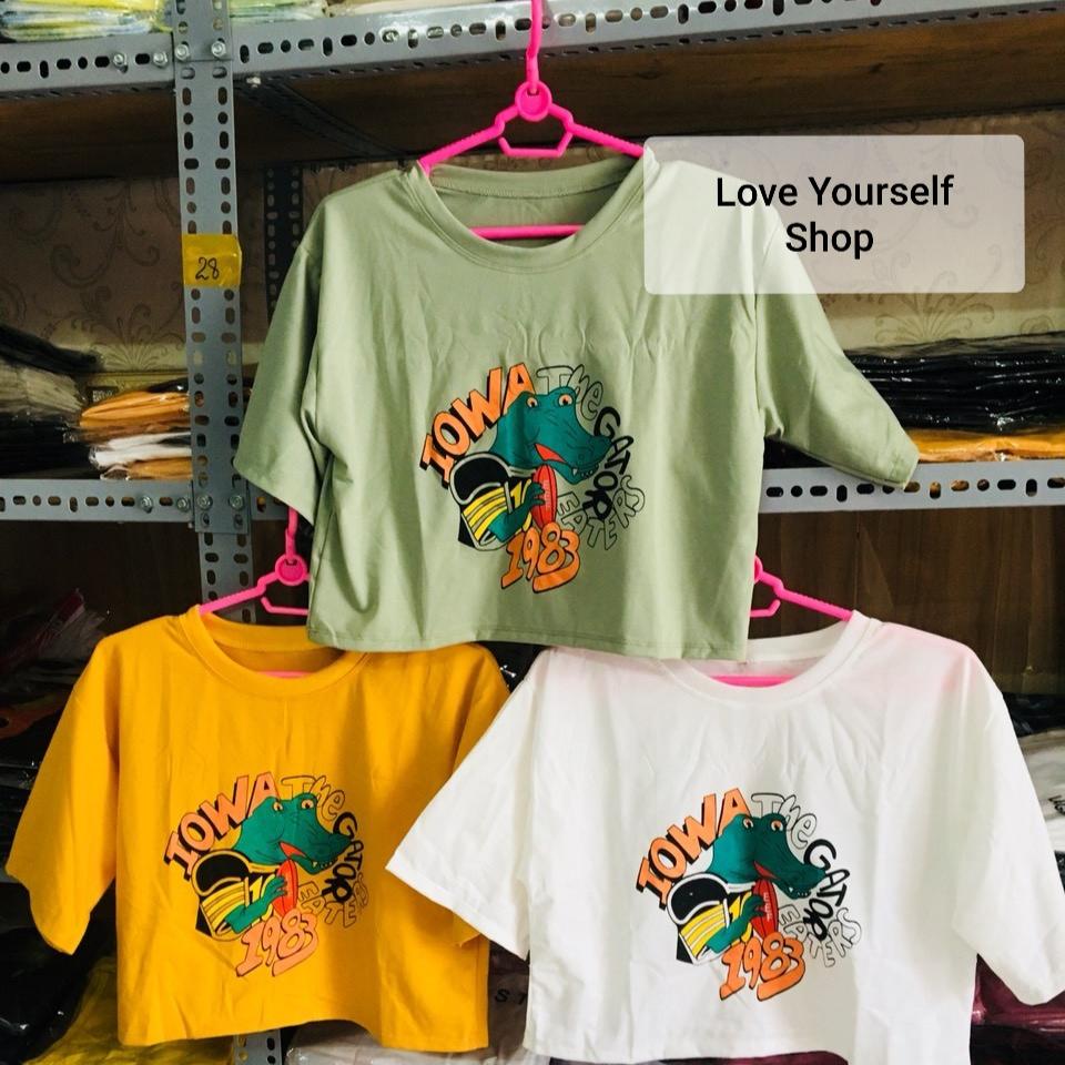 [HCM]Áo croptop in hình hoạt hình