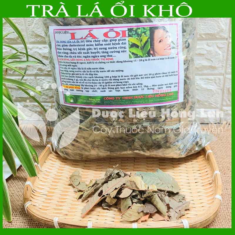 Dược liệu LÁ ỔI khô đóng gói 1kg - congtyduoclieuhonglan