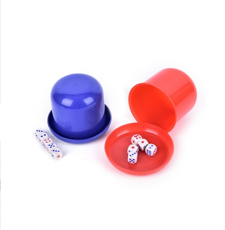 Combo 5 Bộ Đồ chơi xúc xắc, lắc xí ngầu (1 bộ kèm 5 hạt xúc xắc)