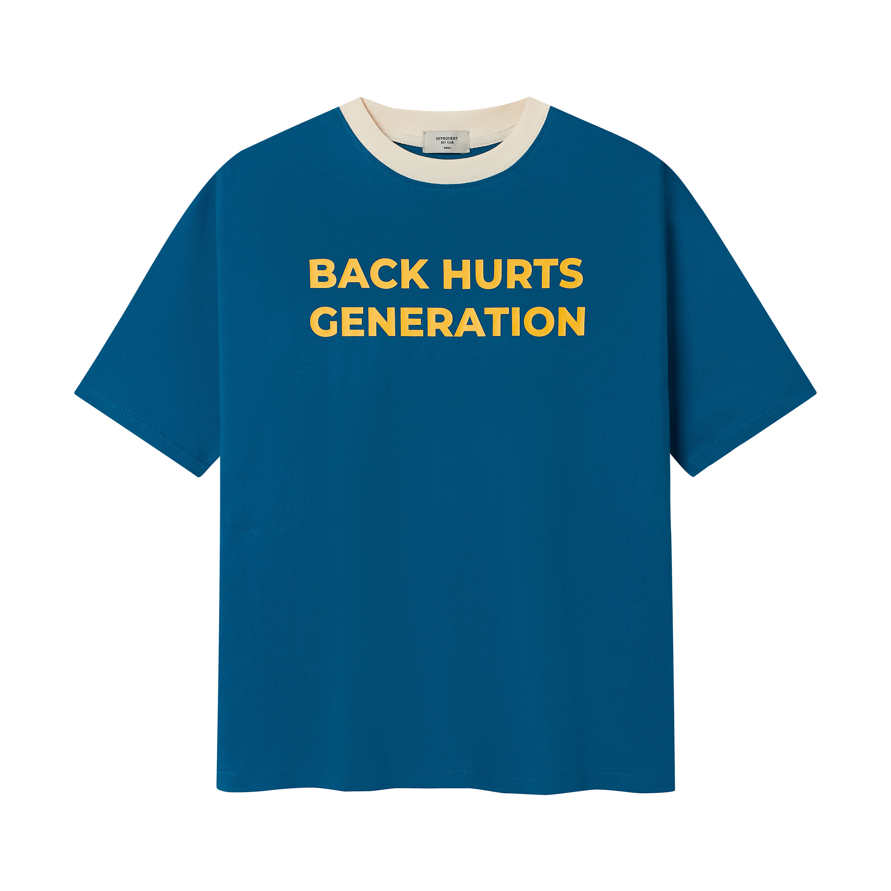 Áo thun Back Hurts Generation - Xanh - Introvert Boy Club
