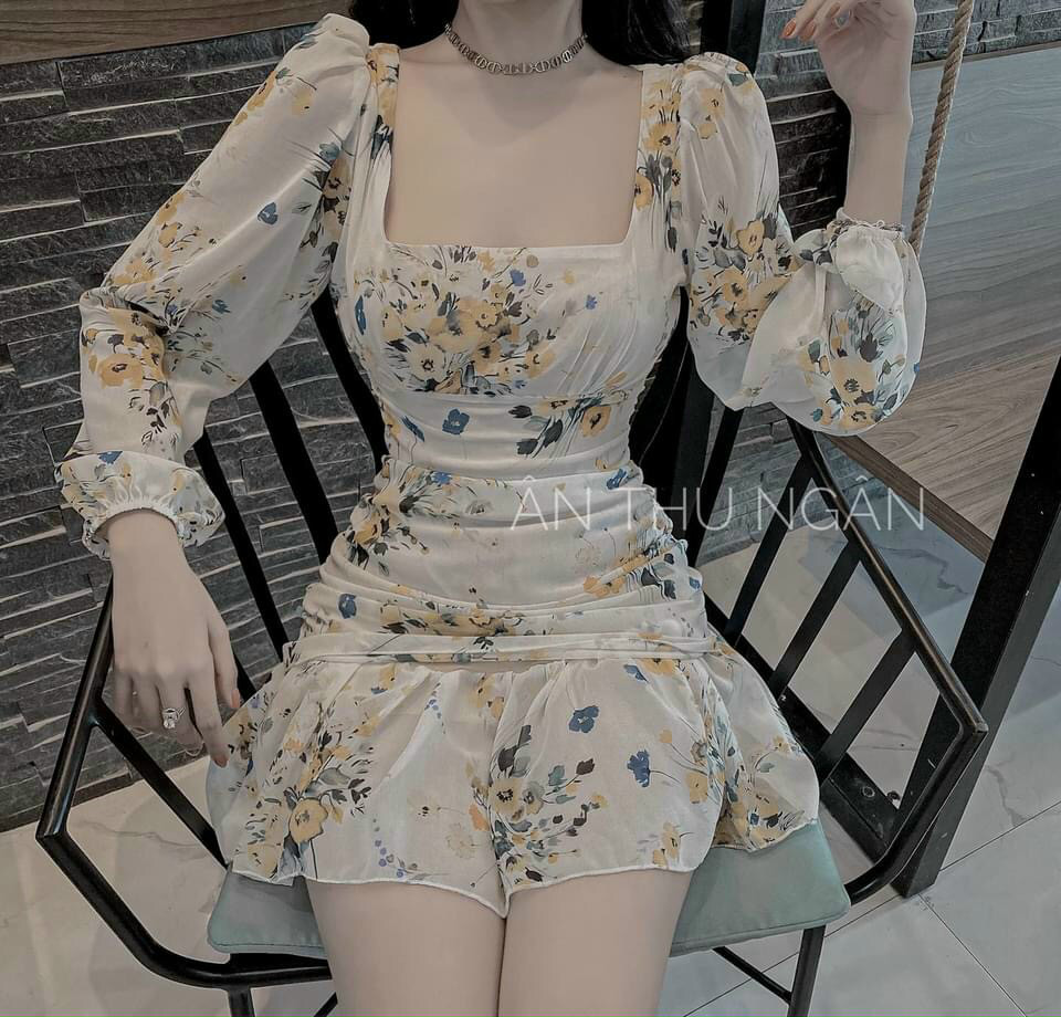 Đầm body tay dài đuôi cá-QH#damnu