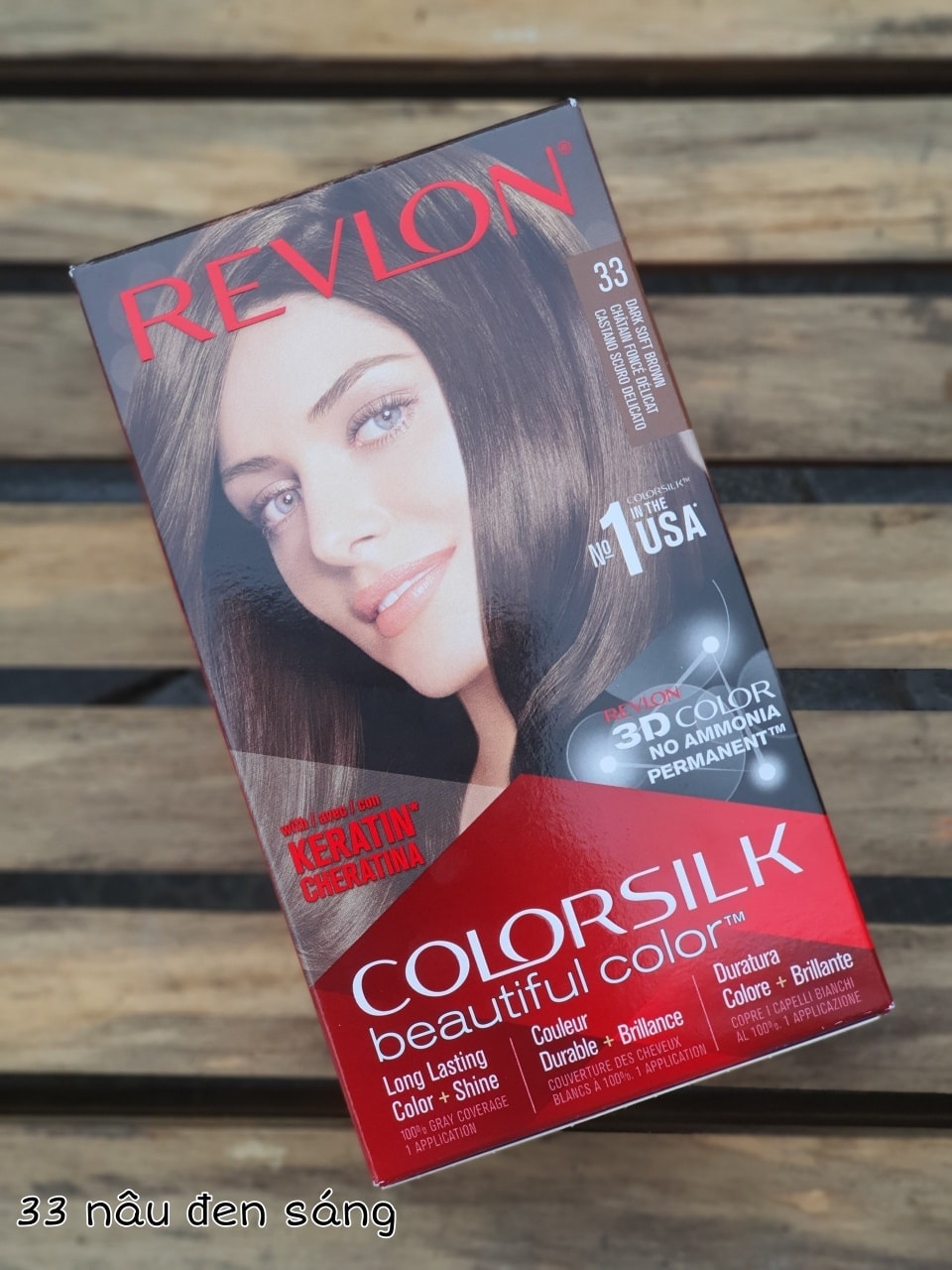 [HÀNG MỸ CHÍNH HÃNG] Thuốc nhuộm tóc Revlon Colorsilk Beautiful Color