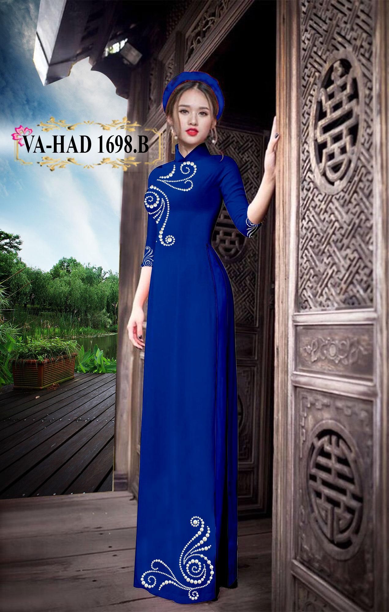 Vải áo dài 3d - 1698