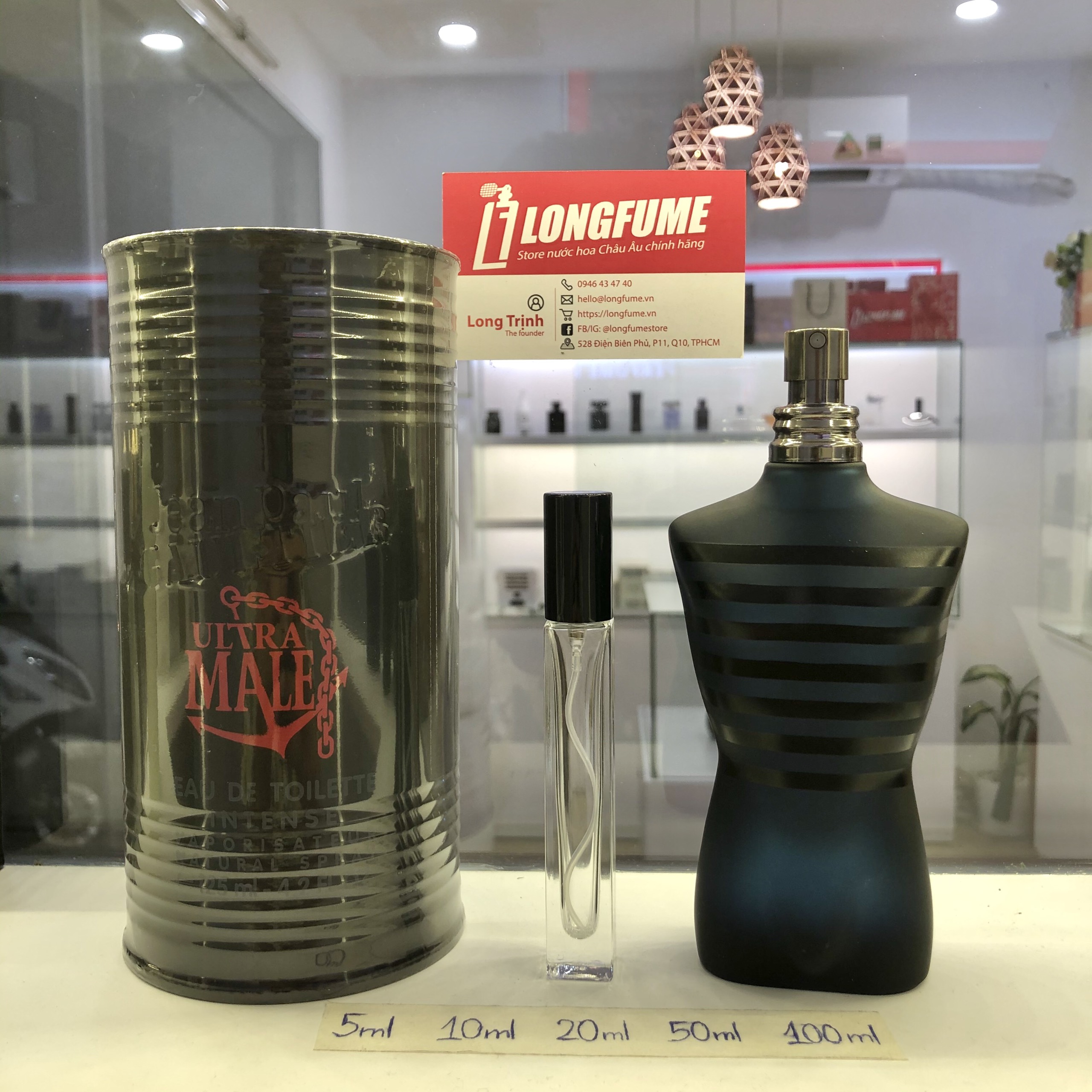 [Có Video] Mẫu Thử Nước Hoa Ultra Male Intense Jean Paul Gaultier - Longfume Chiết Nước Hoa 5ml 10ml 20ml 30ml
