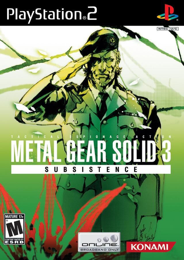 [HCM]game ps2 metal gear solid 3 subsistence