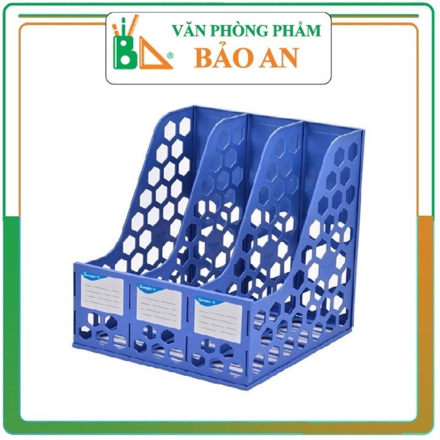 Khay đựng tài liệu 3 ngăn Guangbo ,là sản phẩm tiện dụng, thường được dùng trong các văn phòng công sở, trường học