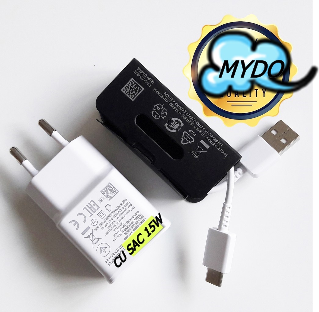 [HCM]Bộ sạc nhanh Type C  dùng cho Samsung S8/ S9/S8plus Note 8/ Note 9/S10/S10plus/