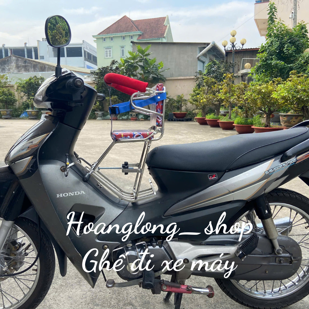 Ghế đi xe máy cho bé, an toàn chắc chắn
