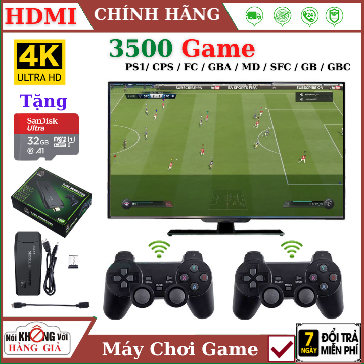 Classic 4 button hdmi tv 4k 3500/10000 games plug-in game console ps contra rambo fifa-2 players-original gamer console