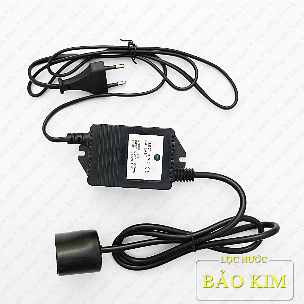 [HCM]Adaptor - Ballast biến áp chuyển nguồn đèn cực tím UV 11W - 4 chấu