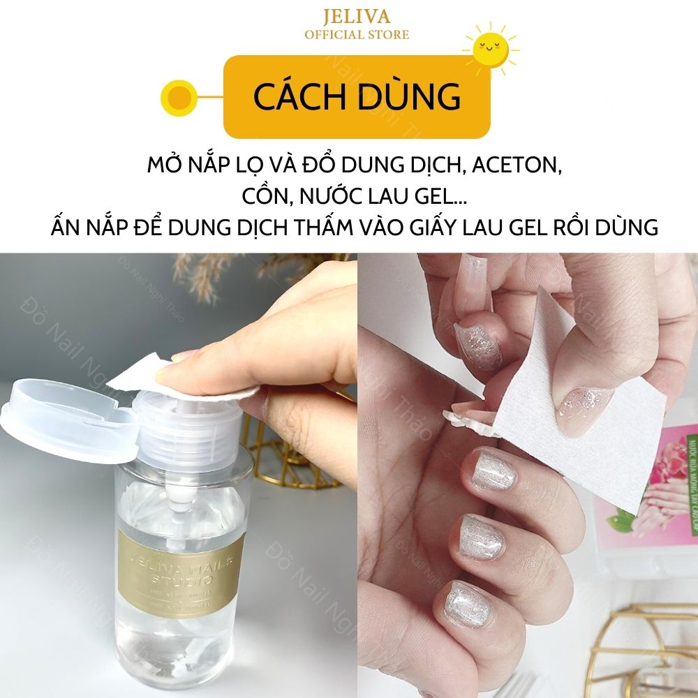 Lọ đựng axeton Jeliva