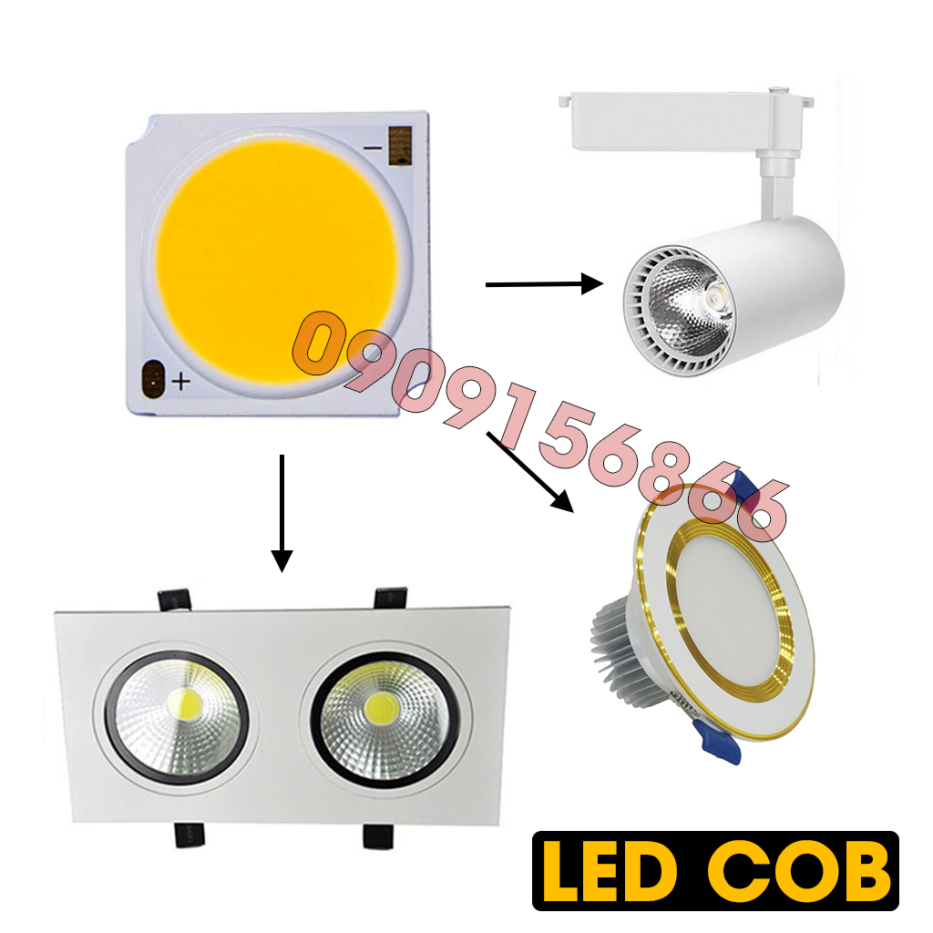 Mắt led cob 10w 20w 30w