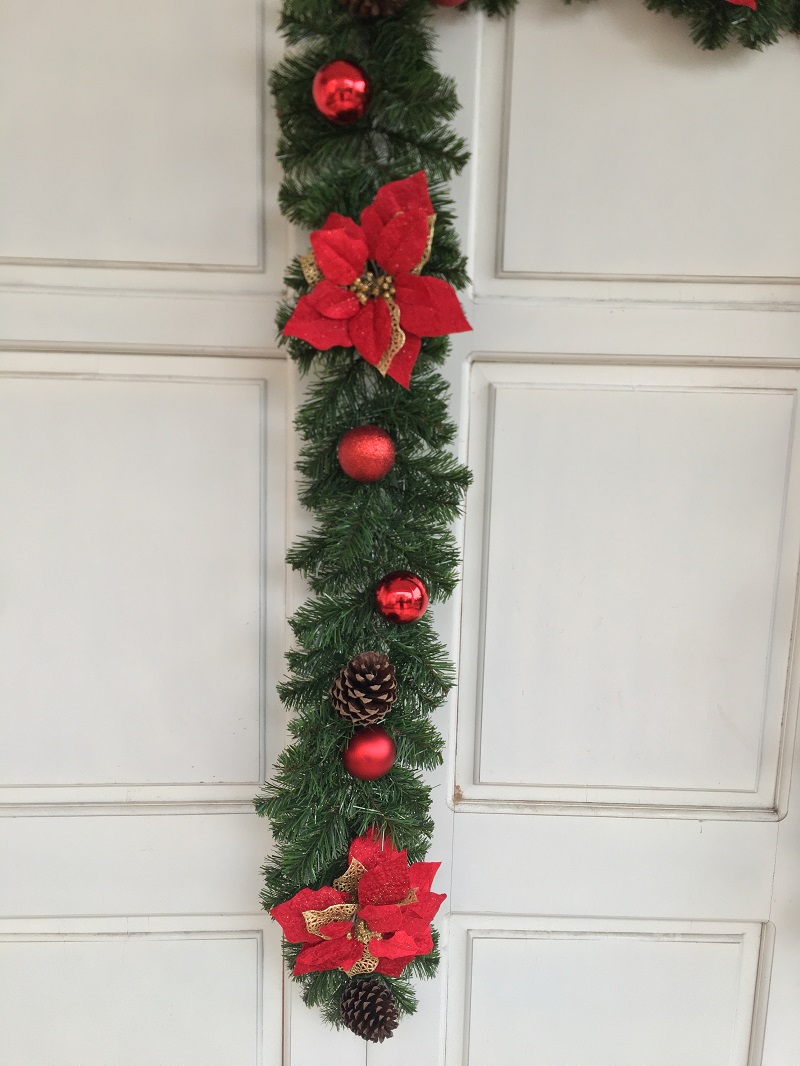 Combo dây thông 2.8m và phụ kiện trang trí Noel
