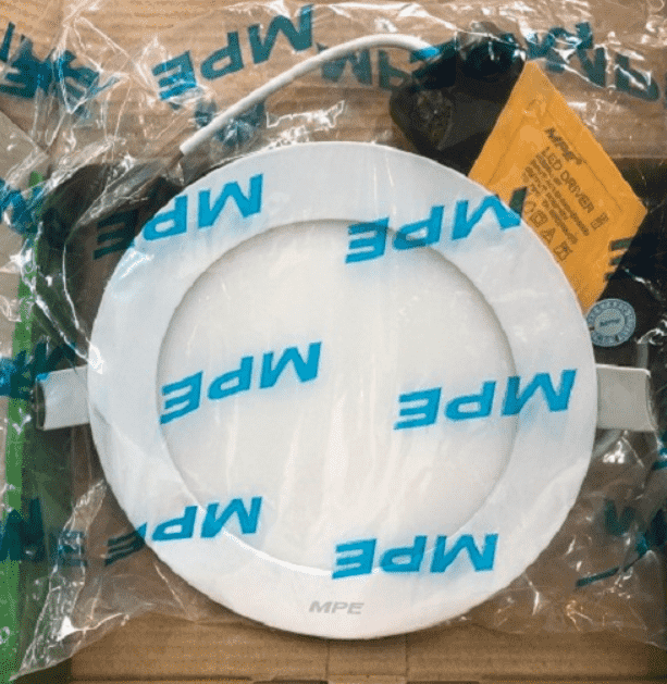 [HCM]ĐÈN LED PANEL ÂM TRẦN TRÒN 12W MPE (RPL-12)
