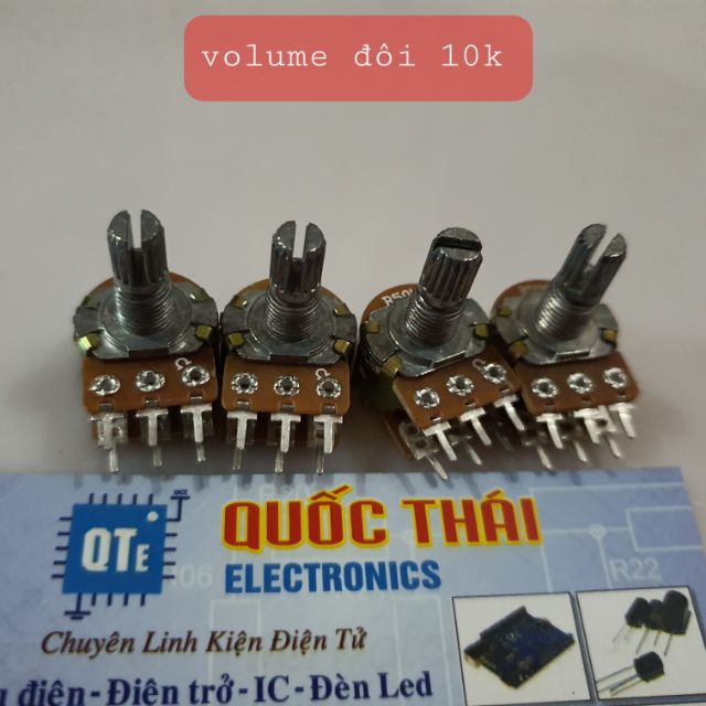 Combo 4 biến trở volume 10k đôi