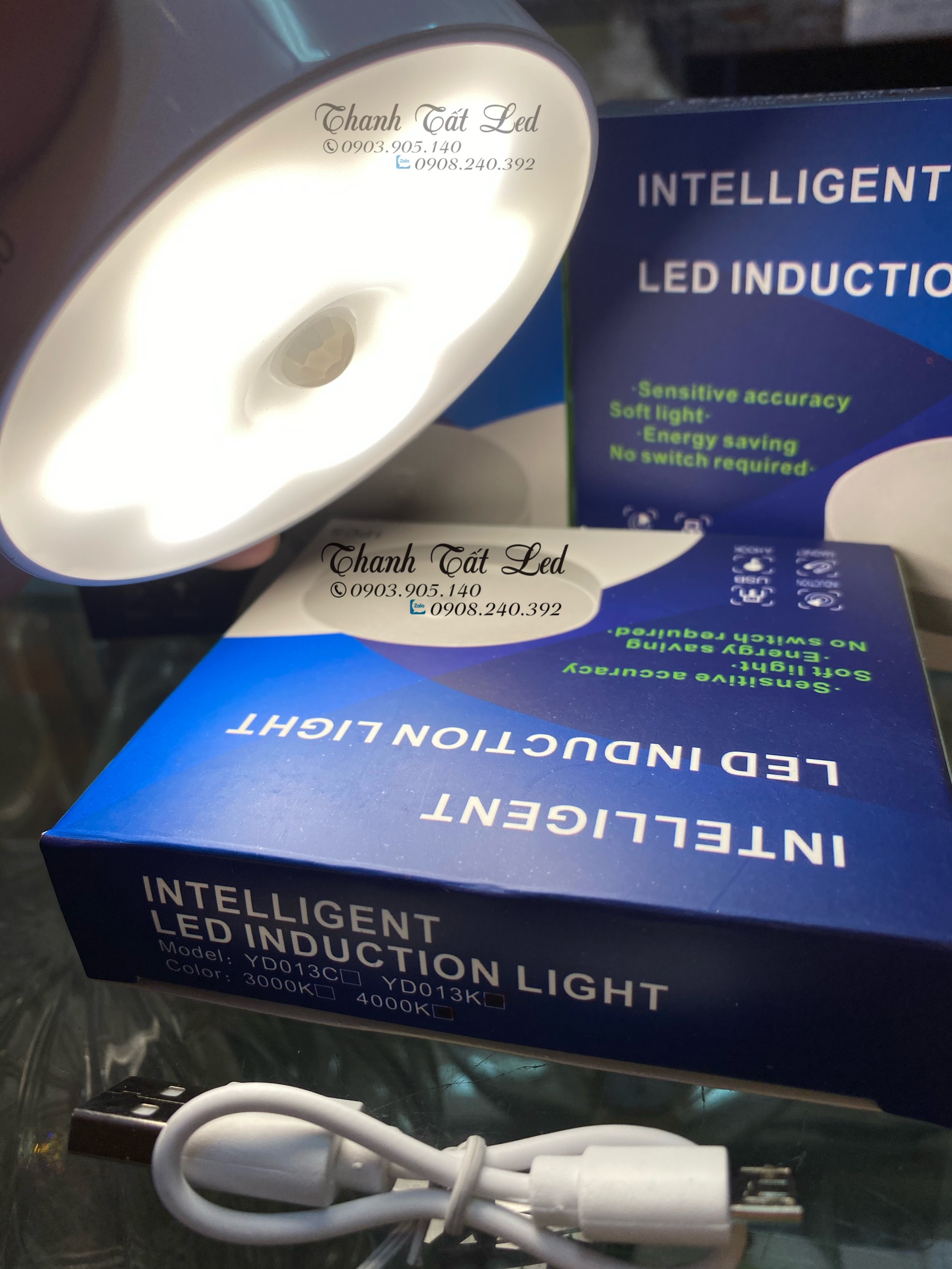 Đèn led cảm ứng tự sáng khi có chuyển động vào ban đêm