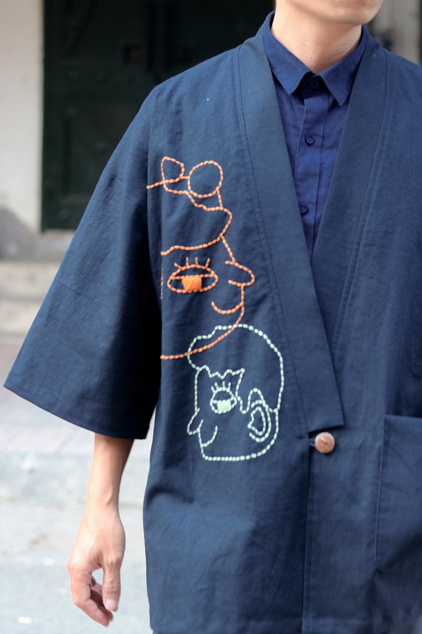 Kimono Thêu Tay "Tủm tỉm" [Made by Tòhe] [Fsale]