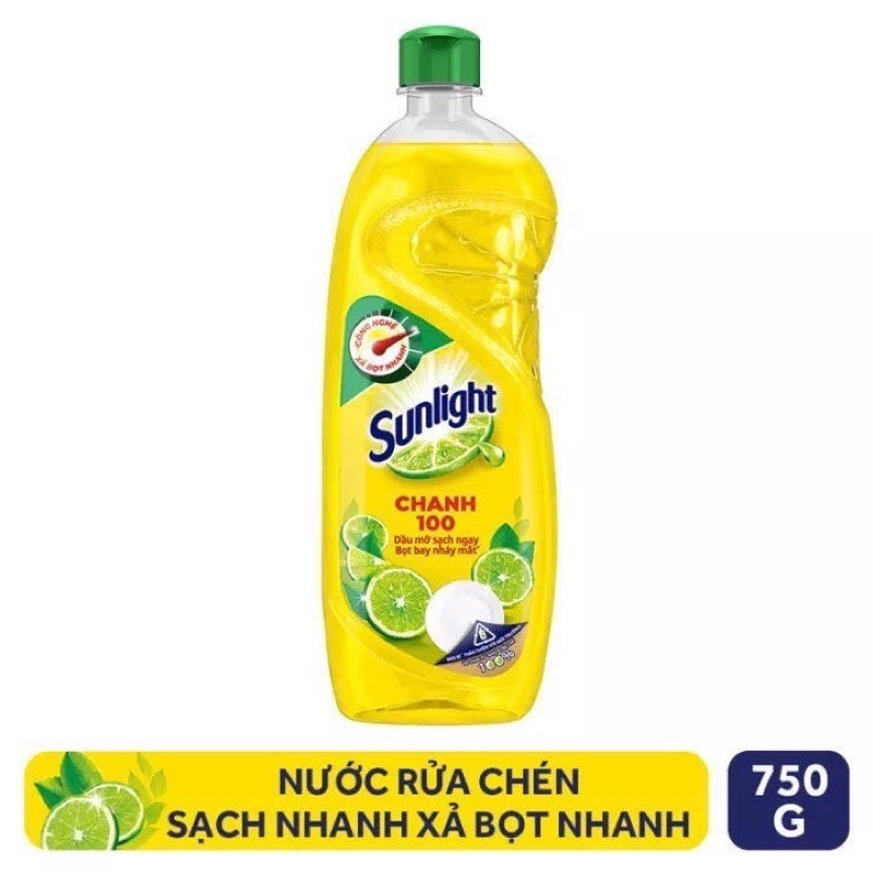 Nước rửa chén Sunlight chanh chai 400g