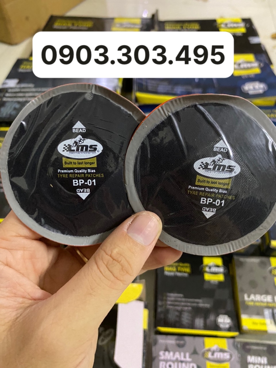 Hộp miếng vá lốp bố vải BP-01
