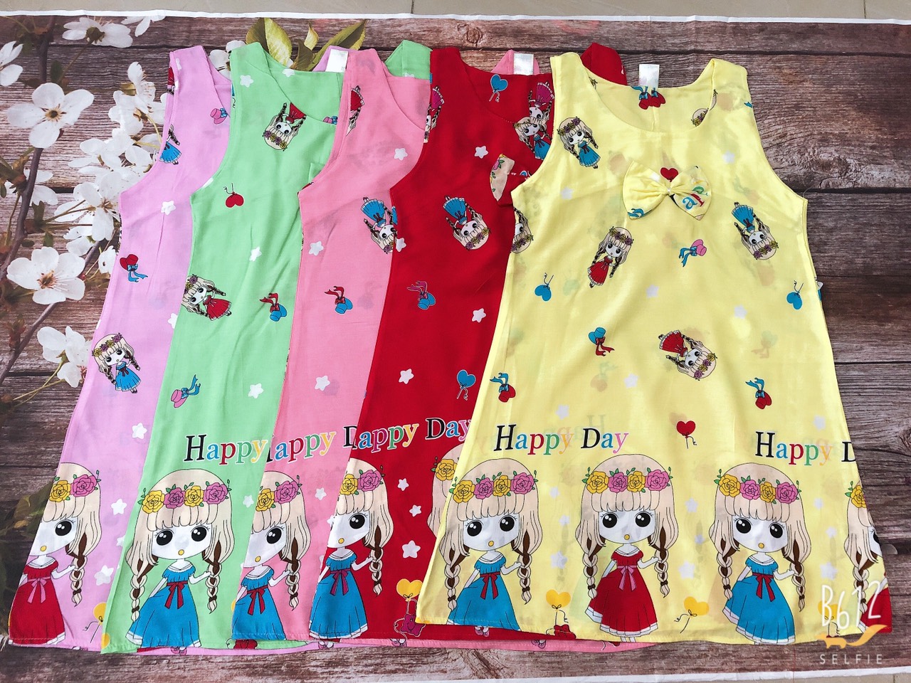 Đầm Tole Bé Gái Nhiều Mẫu Dễ Thương (8-16kg)