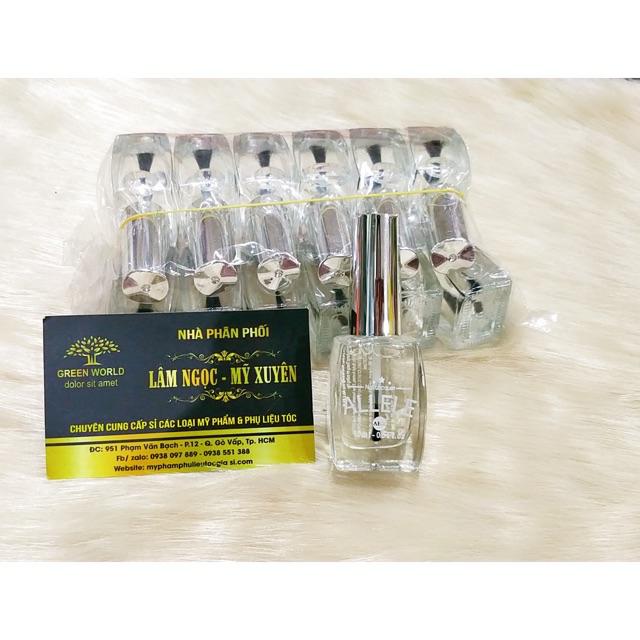 Sơn móng tay dưỡng nail bóng trắng, bóng hồng Alele 15ml FREESHIP sơn mau khô , không bong tróc , giữ bền màu lâu.