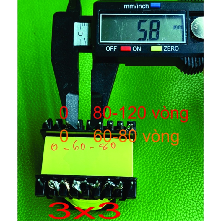 Combo 10 biến áp xung E42 20 VUÔNG Quấn mới