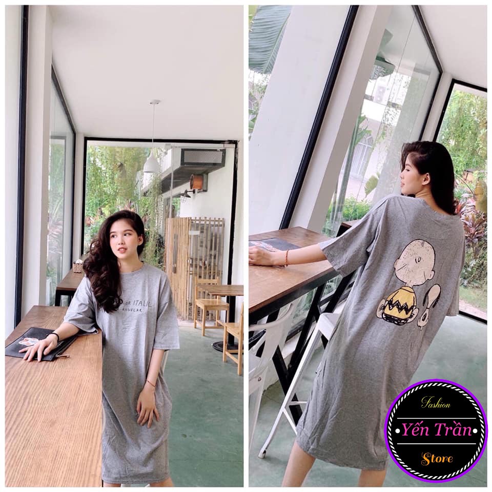 [YenTran] Đầm Nữ Dễ Thương in Hình em Bé Ngộ Nghĩnh