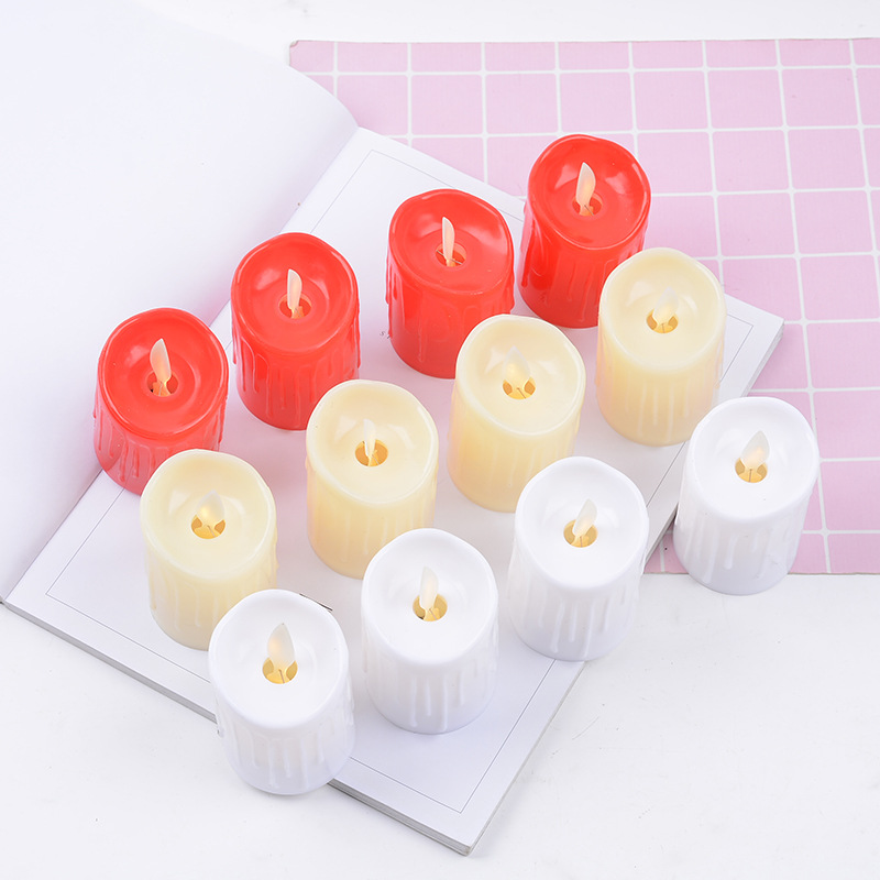 bộ 2 nến điện tử giọt nước (8x6cm)