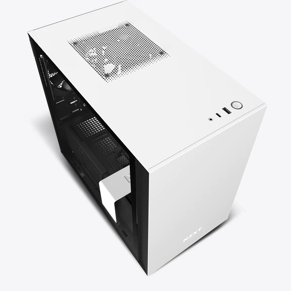 VỎ CASE MÁY TÍNH NZXT H210 MÀU TRẮNG SẦN