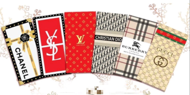 Xấp 10 bao Lì Xì LV ĐỎ ( Supreme)
