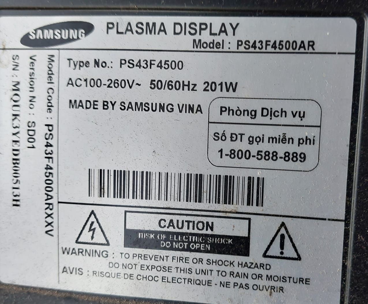 Bo mạch PS43F4500, PS43F4900