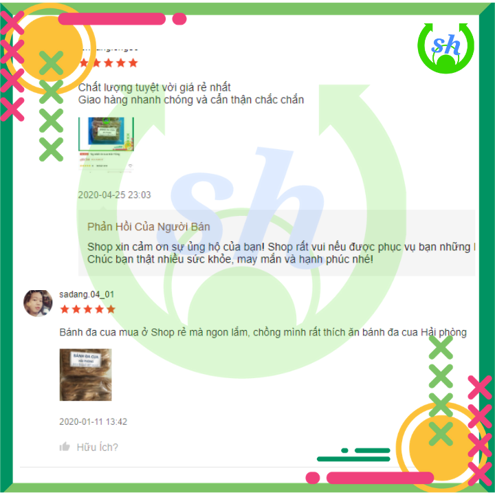 [HCM]Bánh Đa Cua Hải Phòng - set 1kg