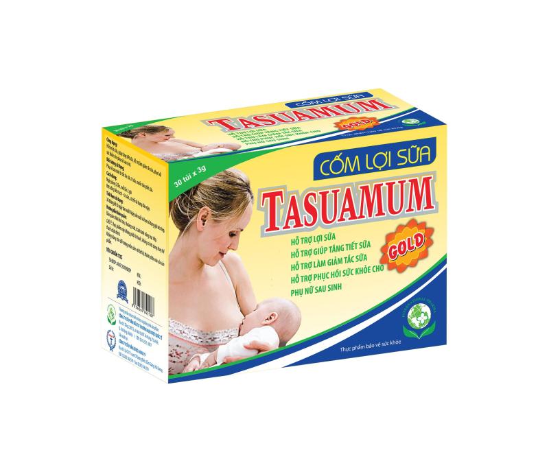 Combo 02 Hộp Cốm Lợi Sữa Tasuamum Gold nhập khẩu