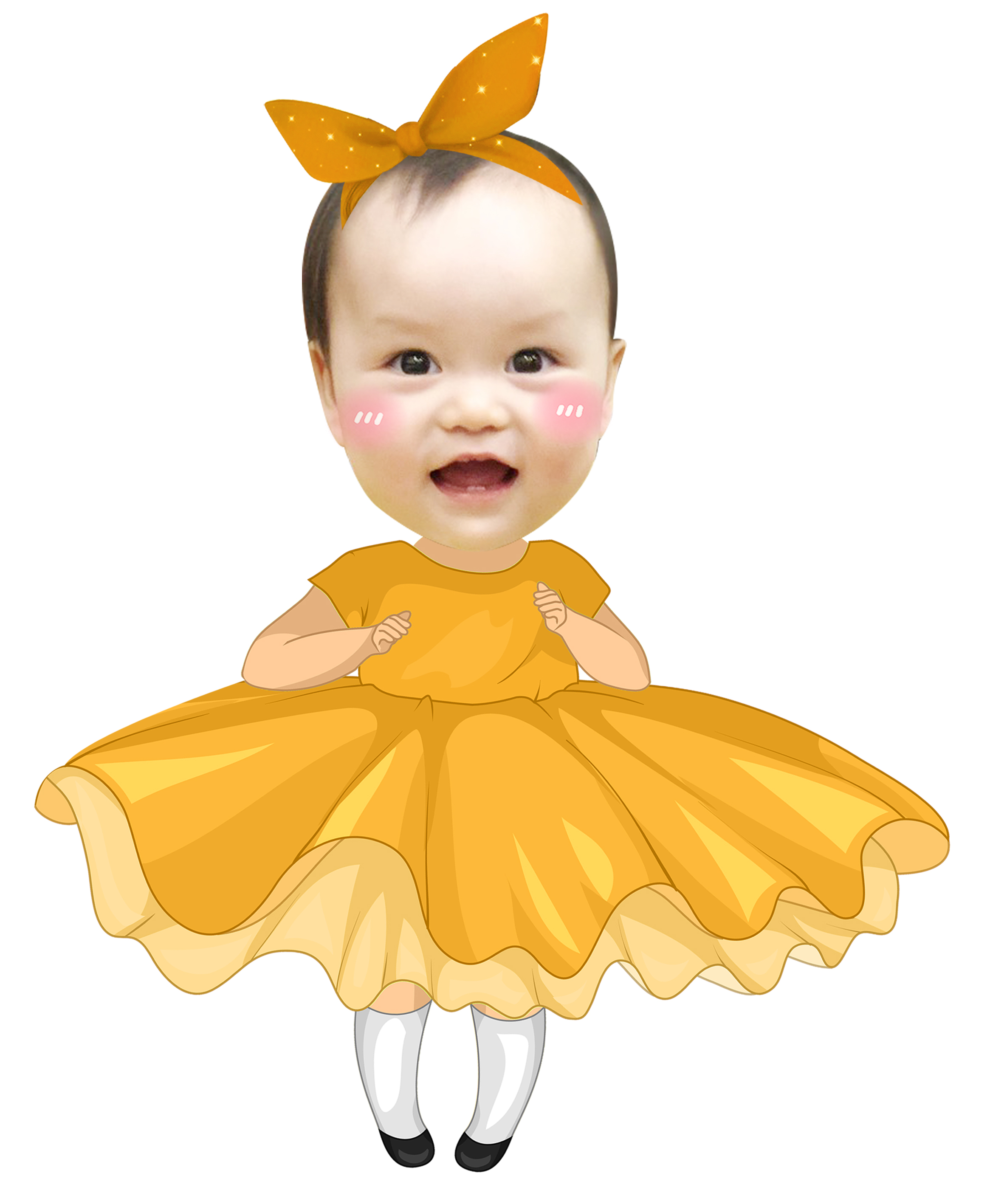 Chibi thiết kế trang trí sinh nhật