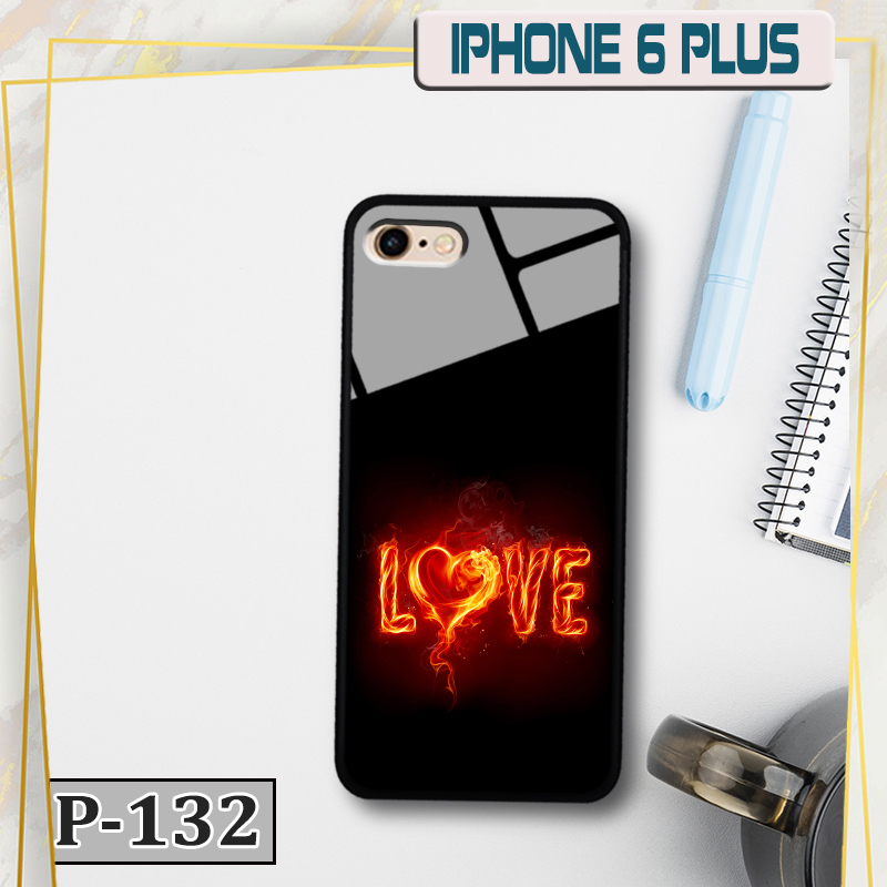 Ốp điện thoại IPHONE 6 PLUS - lưng kính in hình 3D