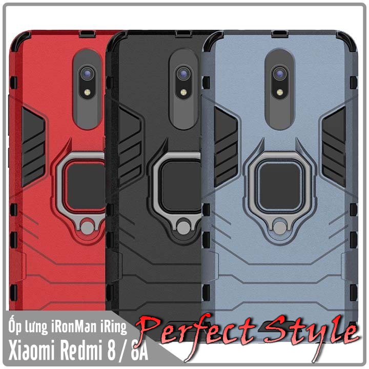 Ốp Lưng Iron Man 2 cho Xiaomi Redmi 8 /8a (Đen)