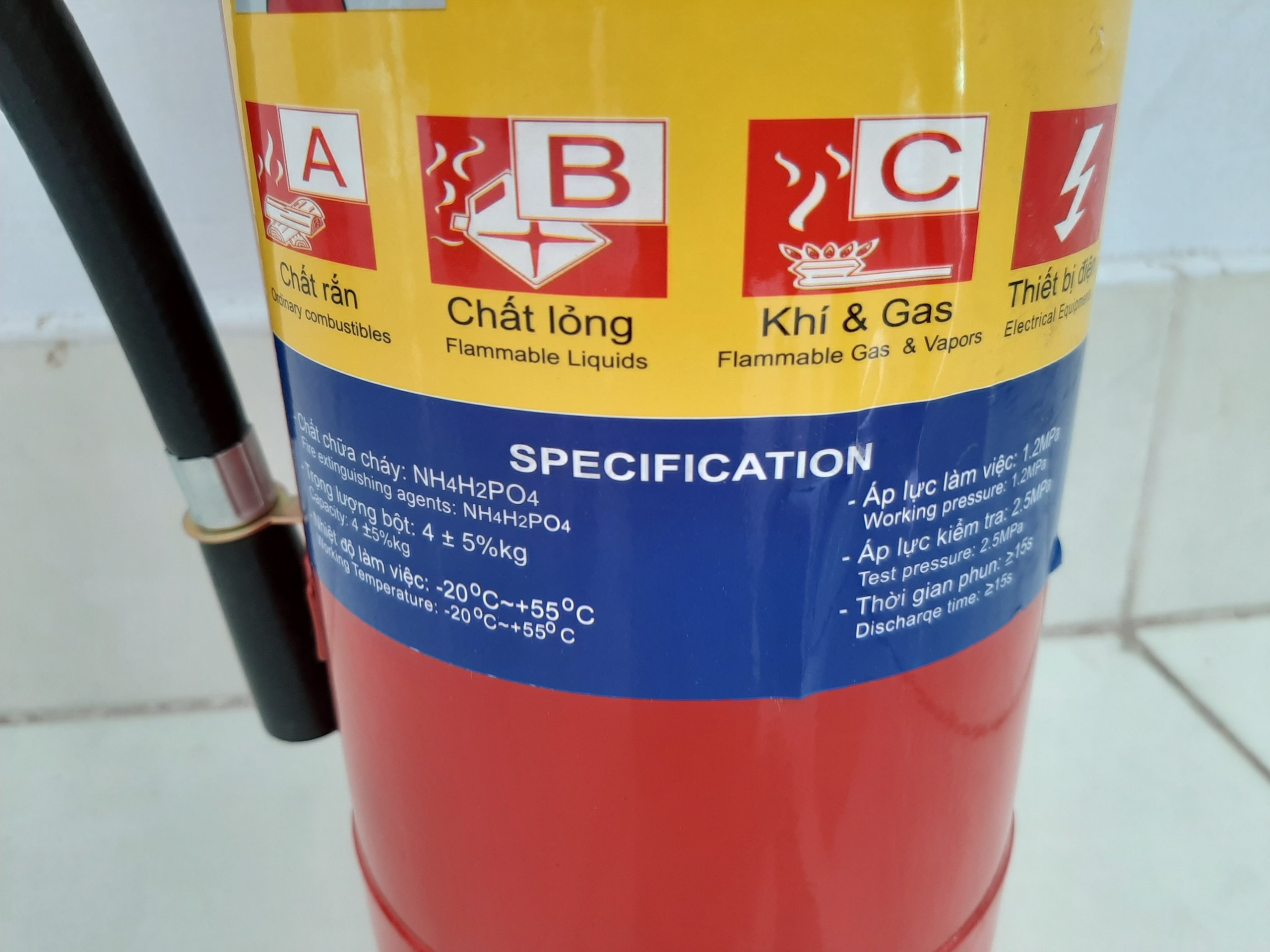Bình cứu hỏa ABC MFlZ8 8kg