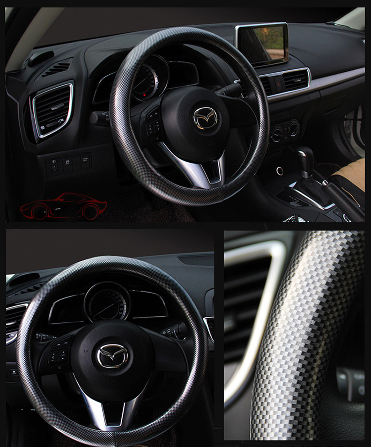 🚗  Bọc vô lăng màu vỏ gỗ sang trọng