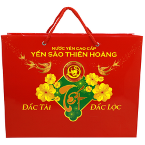 Combo 10 Túi giấy đựng hộp yến (đựng vừa hộp to để biếu tặng)