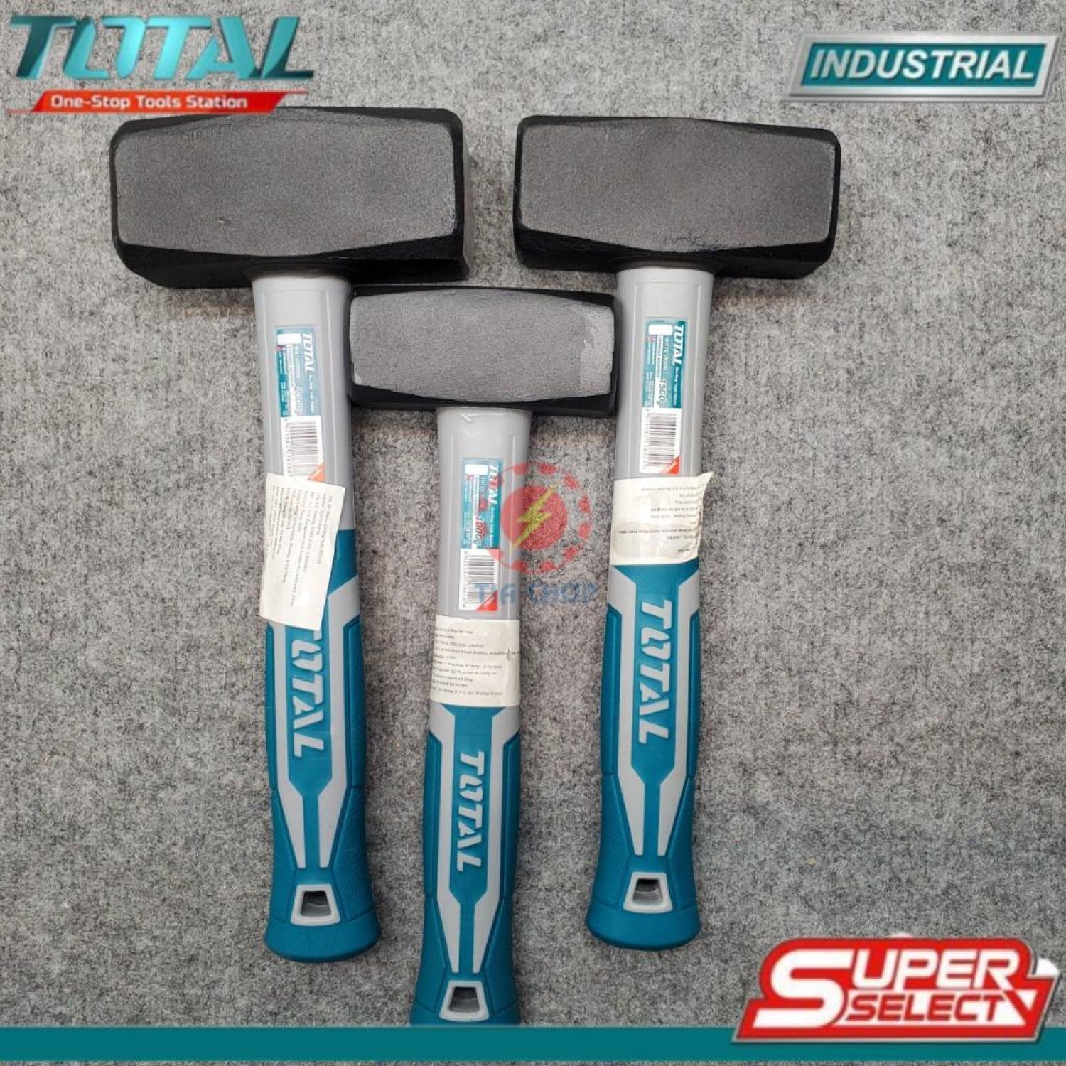 Búa tạ total búa đập đá trọng lượng đầu búa: 1kg 1,5kg 2kg tht7210006 tht7215006 tht7220006