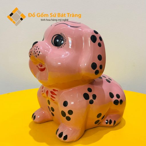 Chó đốm sứ Bát Tràng heo đất tiết kiệm