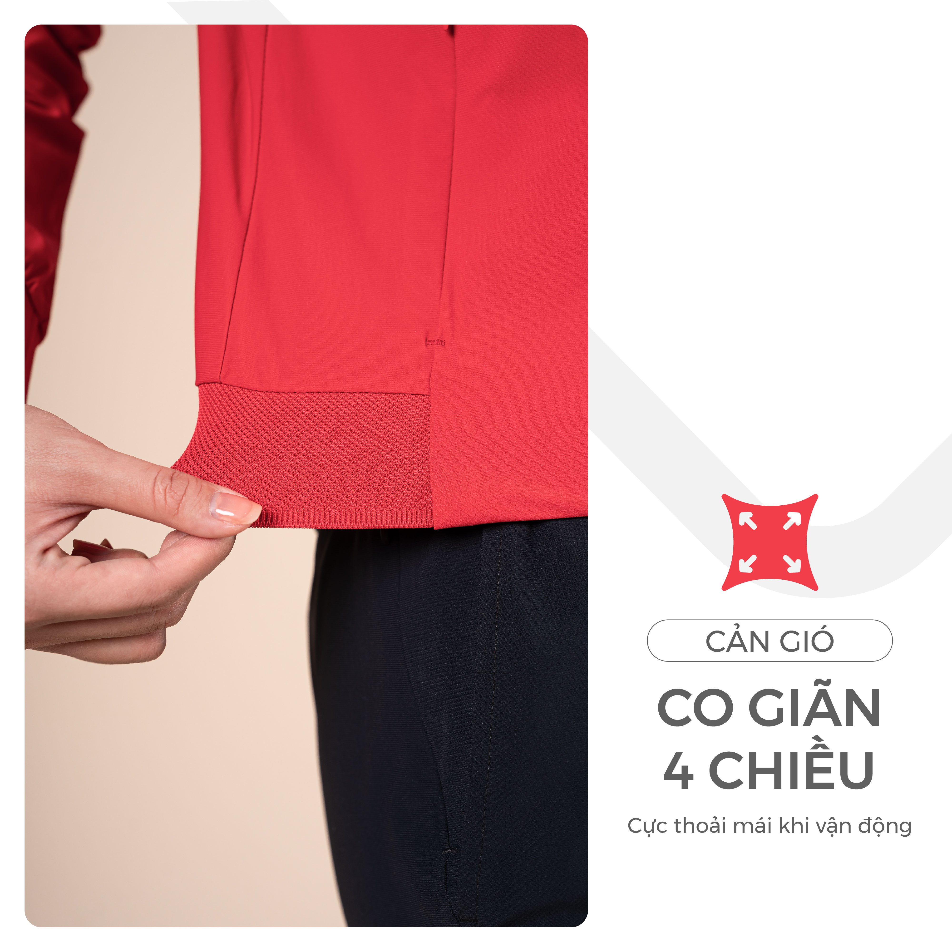 Áo Jacket Nữ 1 Lớp Mềm Mịn Co Giãn Livan Sport Cao Cấp