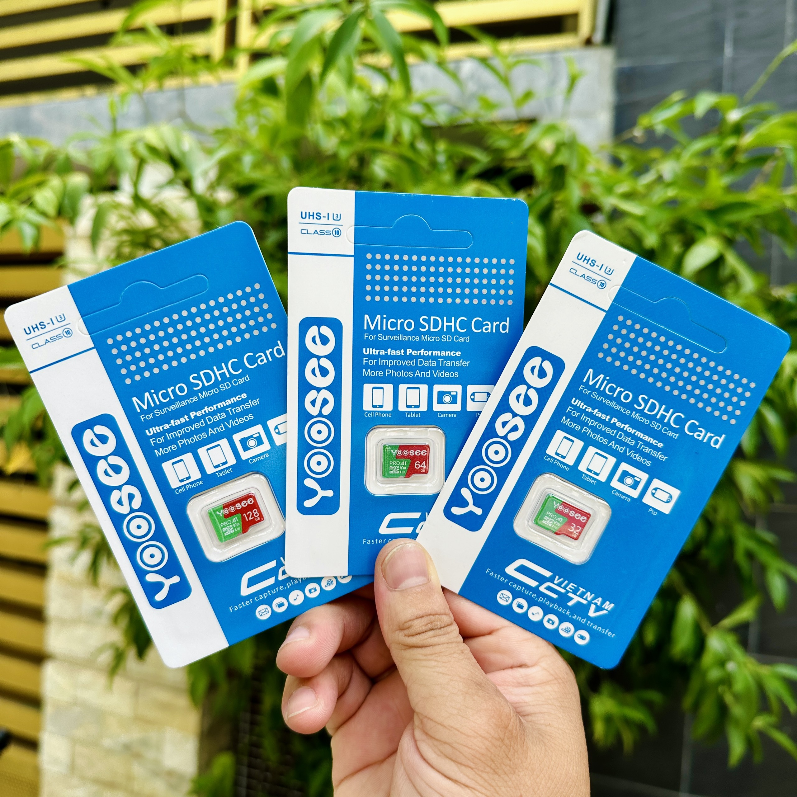 Thẻ Nhớ YOOSEE 128GB/64GB/32GB Tốc Độ Cao,Chuyên Dụng Cho Camera Wifi, Camera Hành Trình, Điện Thoại